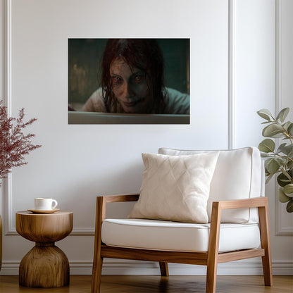 Evil Dead Rise Movie Poster | Possessed Ellie at the Bathtub - Movies & TV Poster