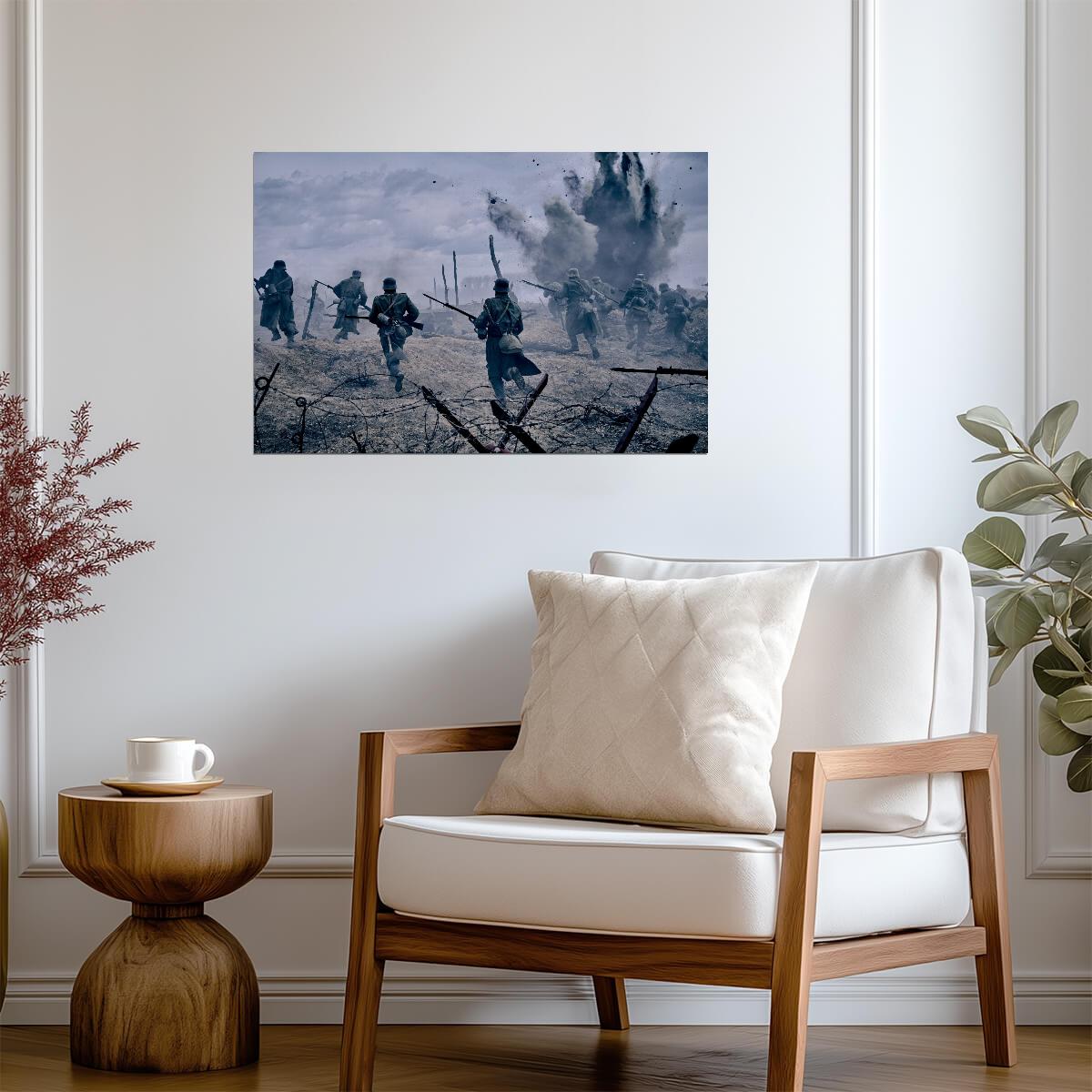 All Quiet on the Western Front 2022 War Movie Poster | Battlefield Charge - Movies & TV Poster
