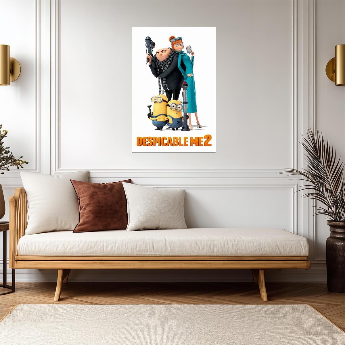 Despicable Me 2 Movie Poster | Gru, Lucy and the Minions - Movies & TV Poster