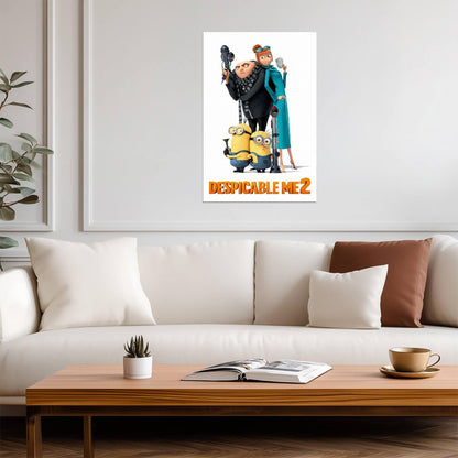 Despicable Me 2 Movie Poster | Gru, Lucy and the Minions - Movies & TV Poster