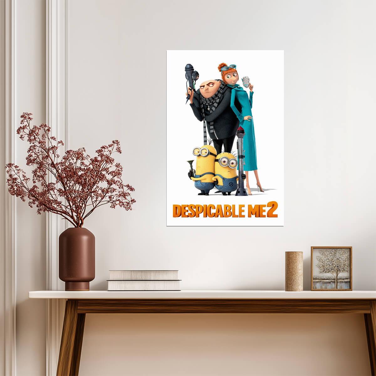 Despicable Me 2 Movie Poster | Gru, Lucy and the Minions - Movies & TV Poster