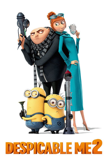 Despicable Me 2 Movie Poster | Gru, Lucy and the Minions - Movies & TV Poster