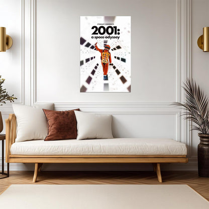 2001: A Space Odyssey Poster | Astronaut in White Space Corridor - Movies & TV Poster