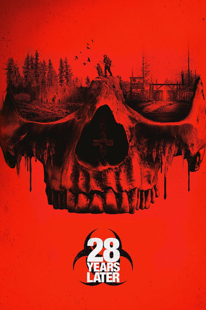 28 Years Later Poster | Skull and Forest Horror Illustration - Movies & TV Poster
