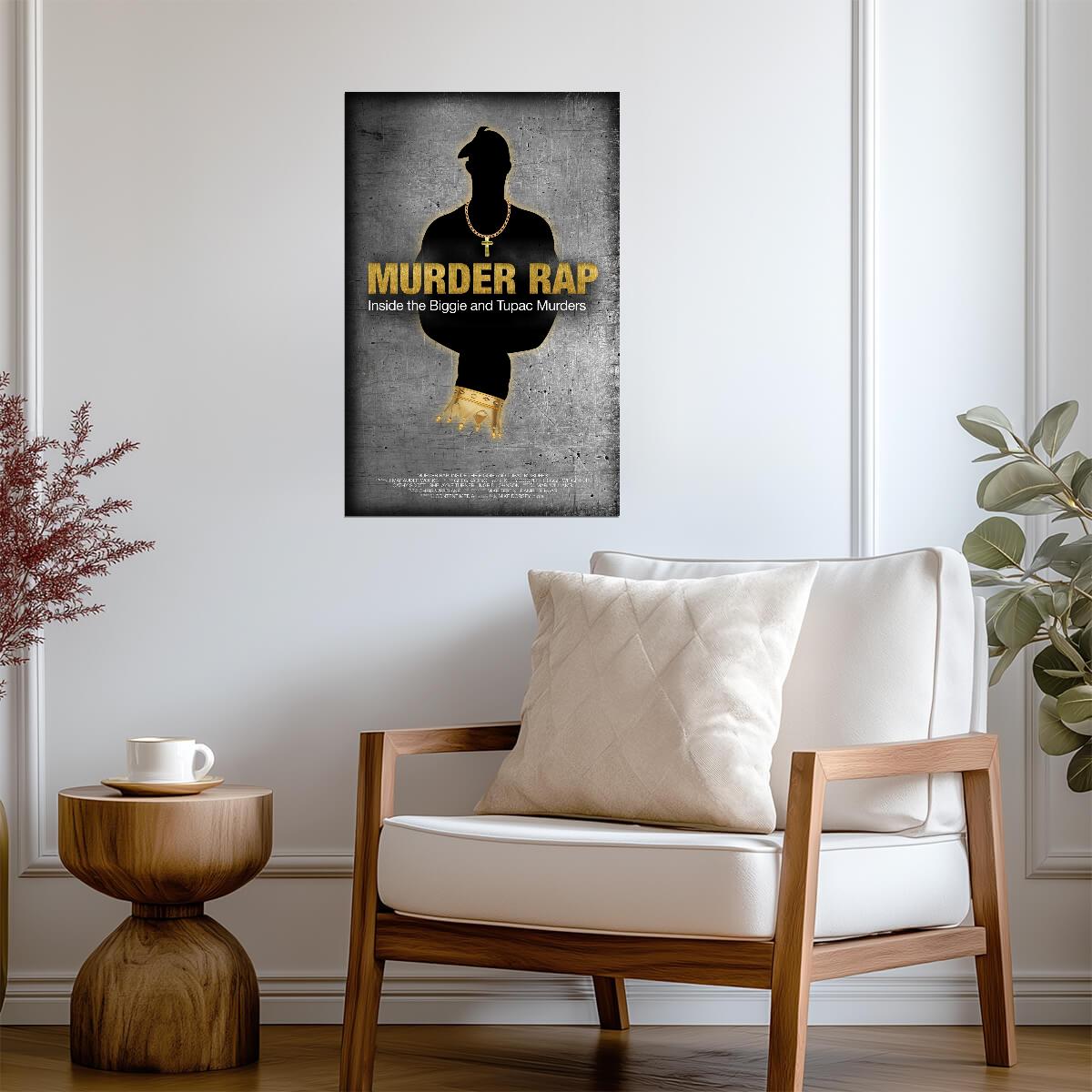 Murder Rap Poster | Inside the Biggie and Tupac Murders Documentary - Movies & TV Poster