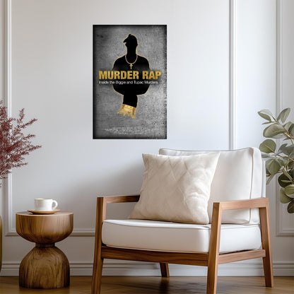 Murder Rap Poster | Inside the Biggie and Tupac Murders Documentary - Movies & TV Poster