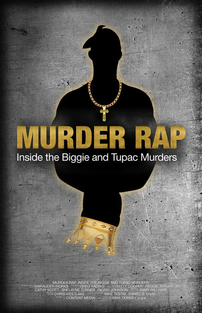 Murder Rap Poster | Inside the Biggie and Tupac Murders Documentary - Movies & TV Poster