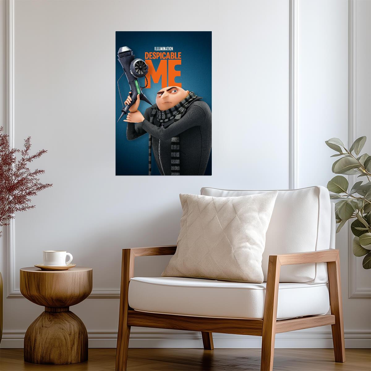 Despicable Me Movie Poster | Gru with the Freeze Ray - Movies & TV Poster