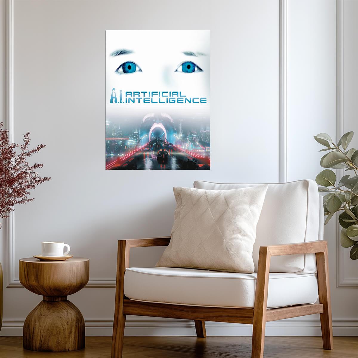 A.I. Artificial Intelligence Sci-Fi Movie Poster | Futuristic City - Movies & TV Poster