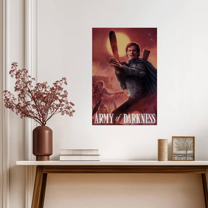 Army of Darkness Movie Poster | Ash with a Sawed-Off Shotgun - Movies & TV Poster
