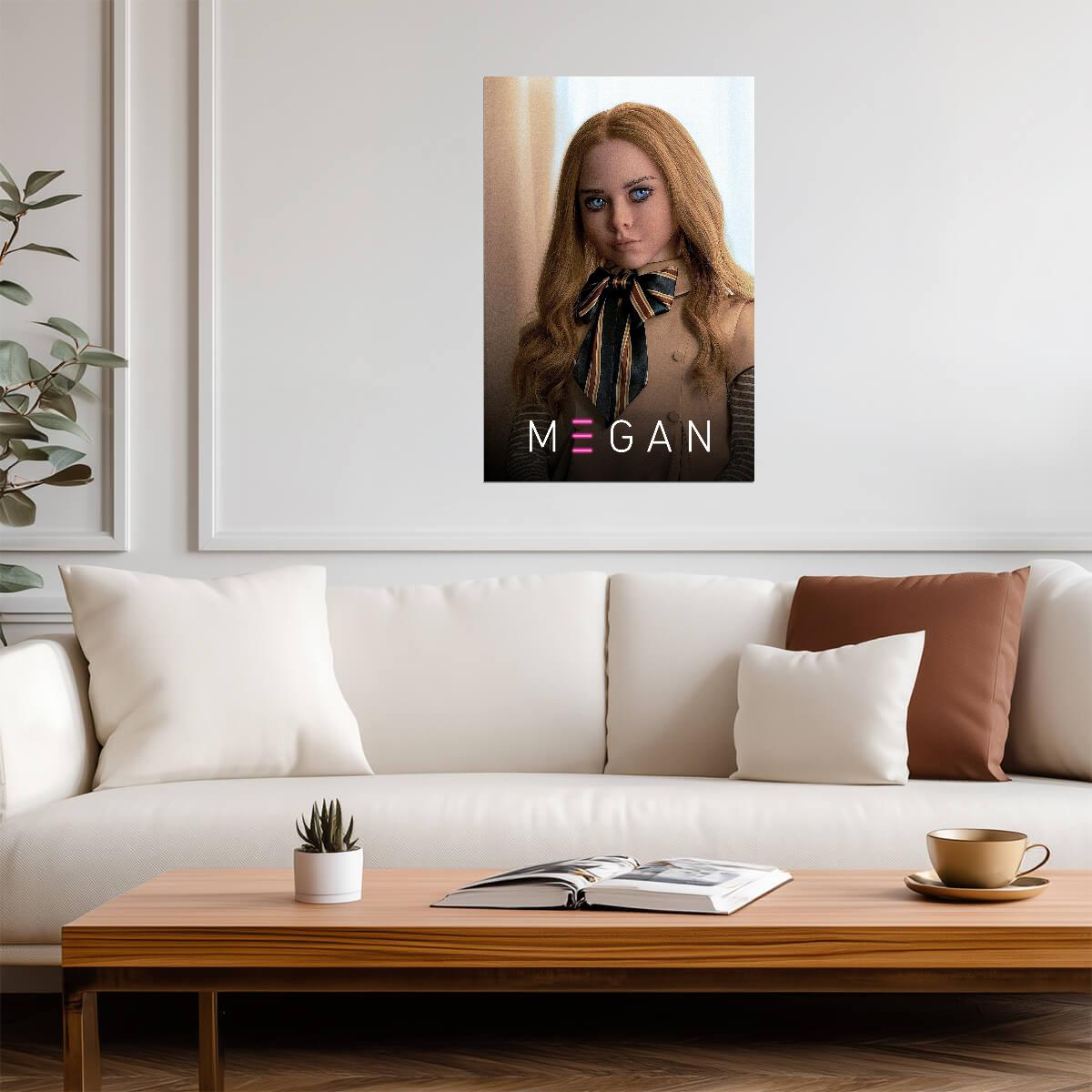 M3GAN 2022 Movie Poster | Doll Close-Up Photo Portrait - Movies & TV Poster