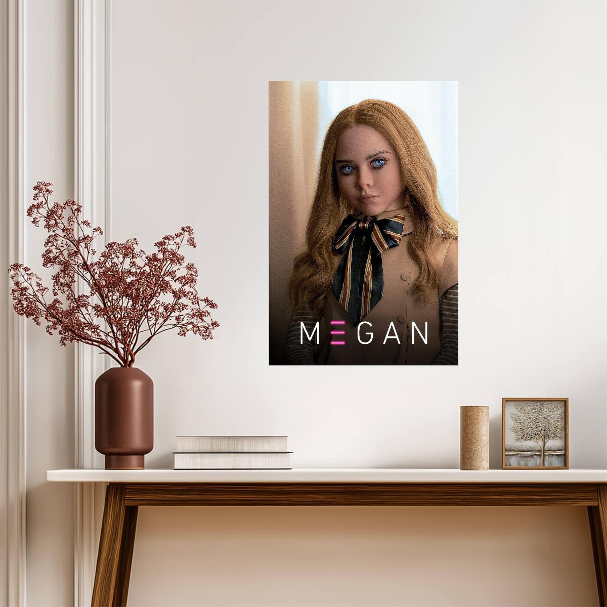 M3GAN 2022 Movie Poster | Doll Close-Up Photo Portrait - Movies & TV Poster