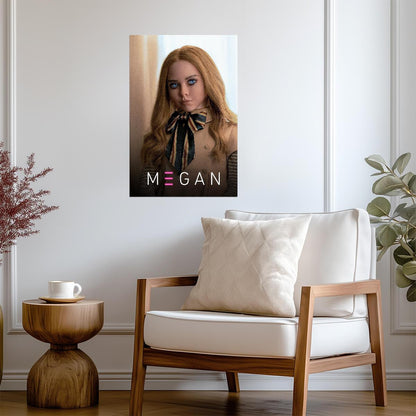M3GAN 2022 Movie Poster | Doll Close-Up Photo Portrait - Movies & TV Poster