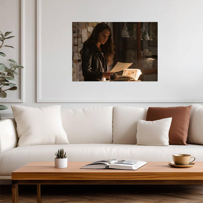 Tomb Raider 2018 Movie Poster | Lara Croft Examining Her Father's Papers - Movies & TV Poster