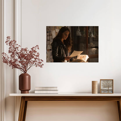 Tomb Raider 2018 Movie Poster | Lara Croft Examining Her Father's Papers - Movies & TV Poster
