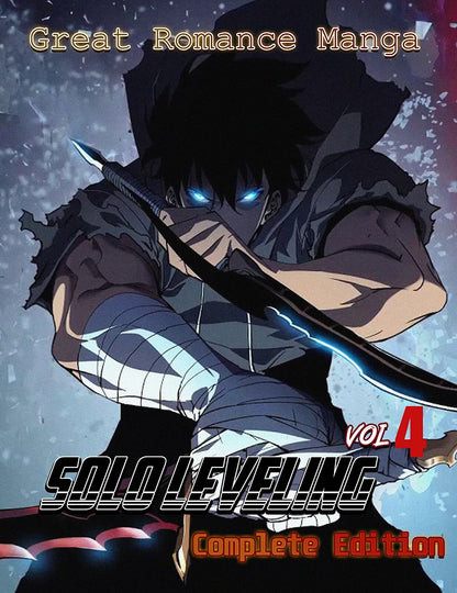 Solo Leveling Poster | Sung Jinwoo with a Dagger | Manhwa Cover Art - Anime Poster