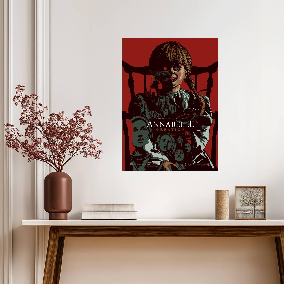 Annabelle Creation Movie Poster | Illustrated Collage - Movies & TV Poster