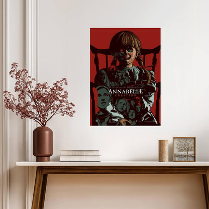 Annabelle Creation Movie Poster | Illustrated Collage - Movies & TV Poster