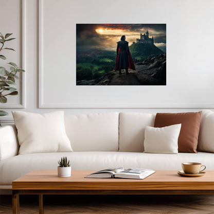 Dracula Untold Movie Poster | Vlad Overlooking the Castle - Movies & TV Poster