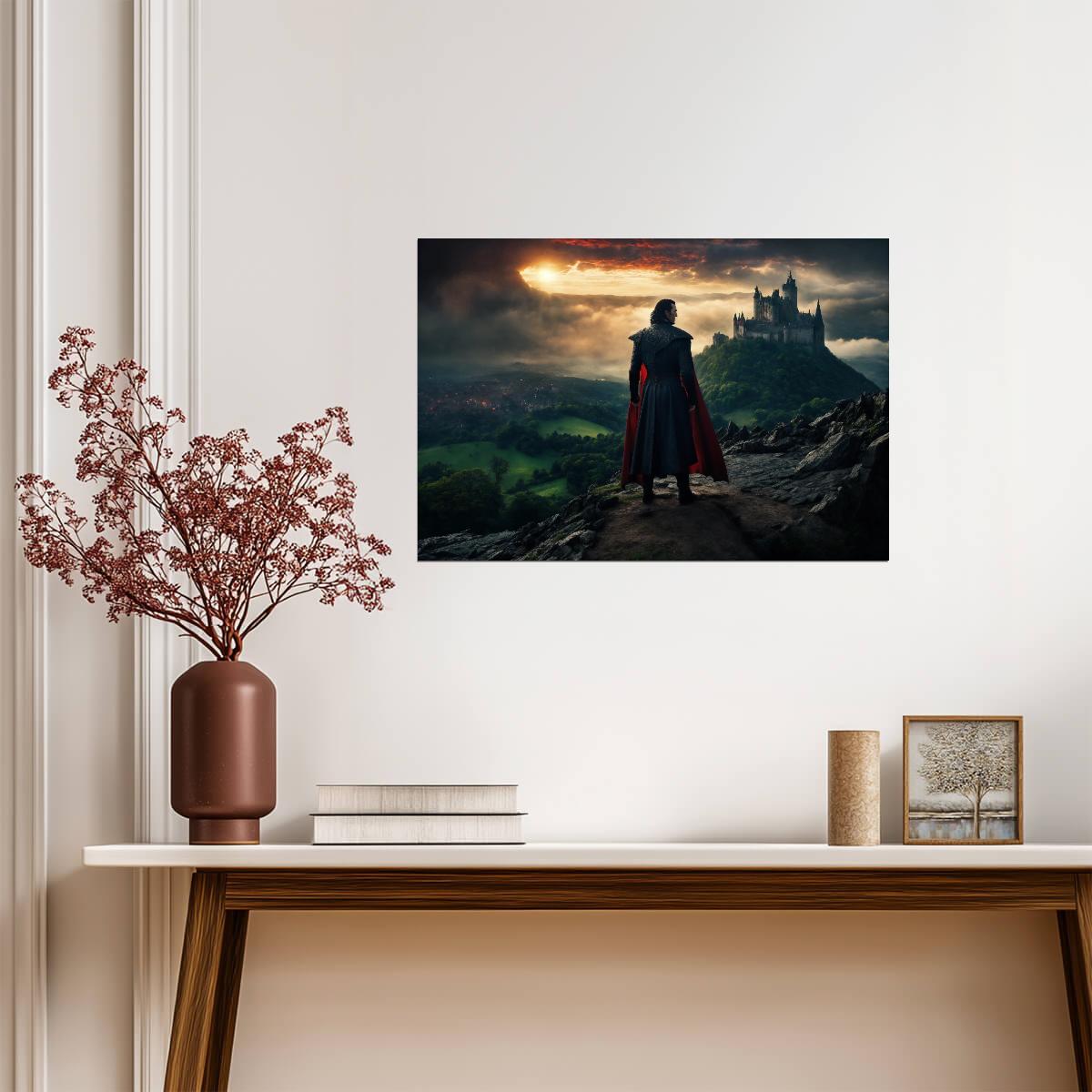 Dracula Untold Movie Poster | Vlad Overlooking the Castle - Movies & TV Poster