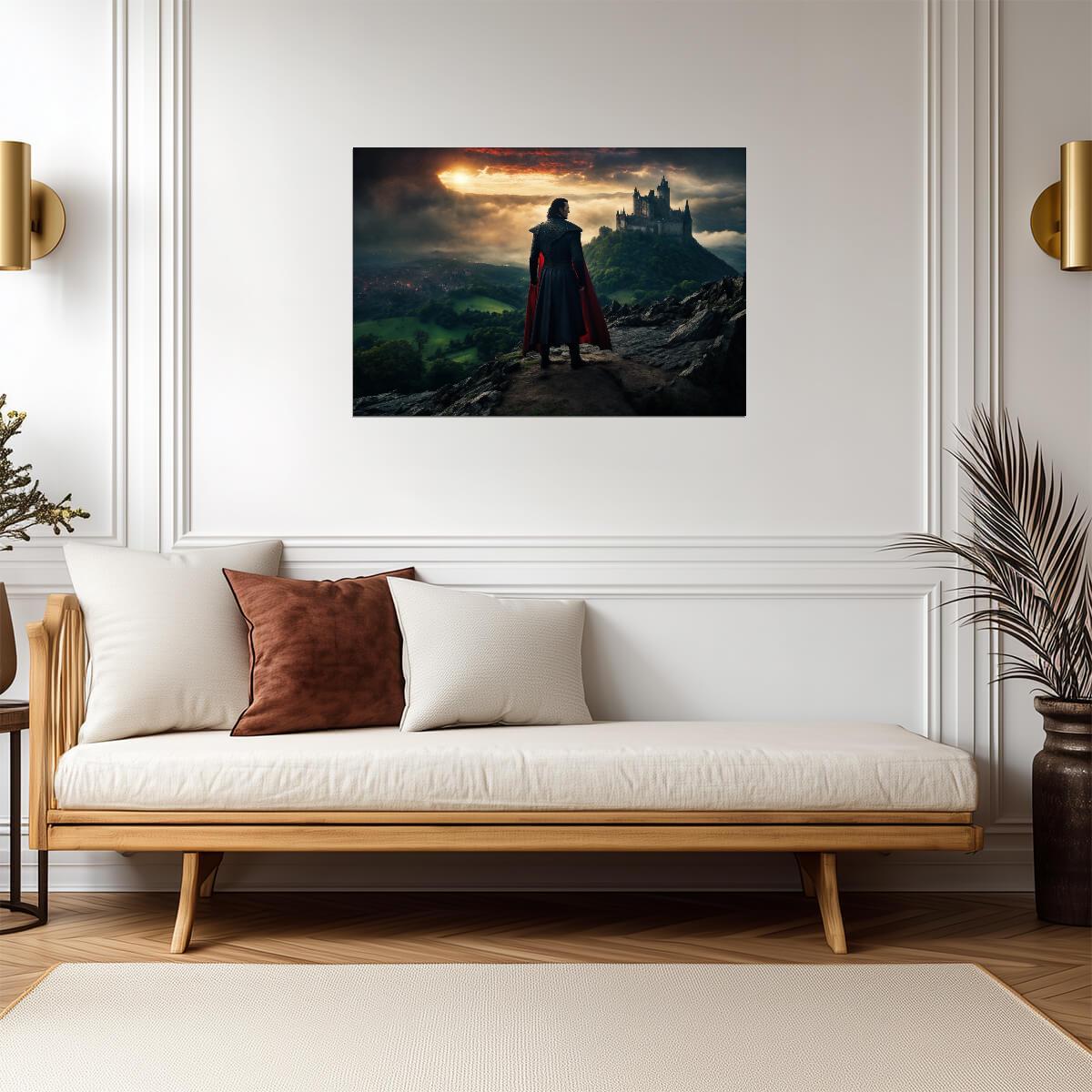 Dracula Untold Movie Poster | Vlad Overlooking the Castle - Movies & TV Poster