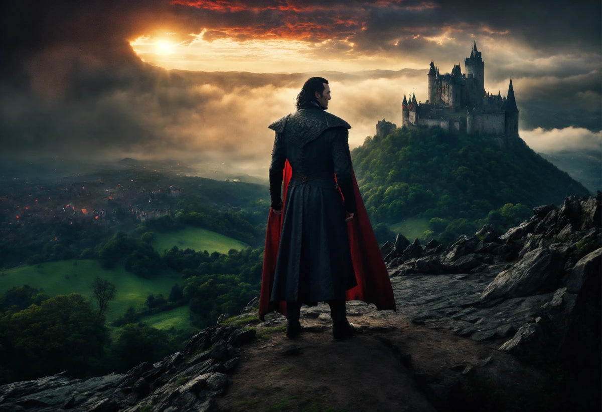 Dracula Untold Movie Poster | Vlad Overlooking the Castle - Movies & TV Poster