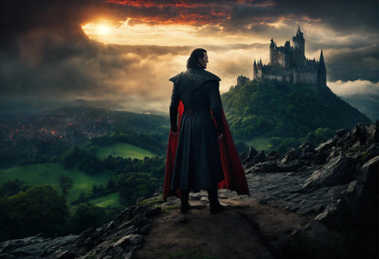 Dracula Untold Movie Poster | Vlad Overlooking the Castle - Movies & TV Poster
