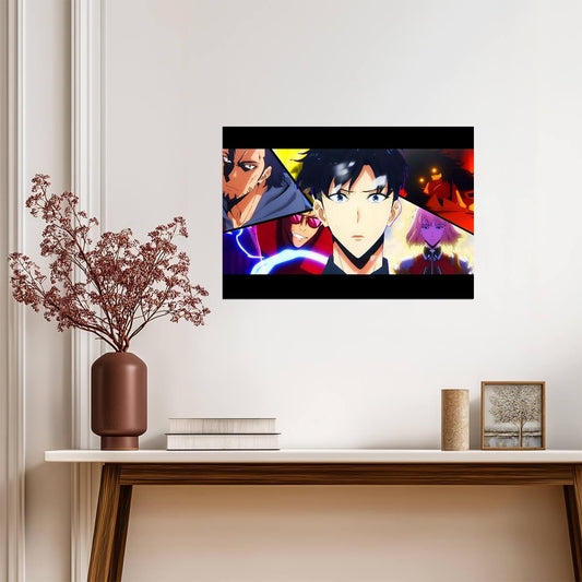 Solo Leveling Anime Poster | Sung Jinwoo and the Hunters - Anime Poster