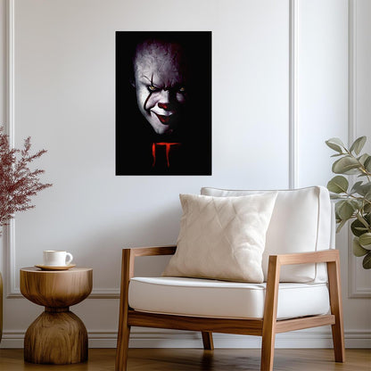 IT 2017 Movie Poster | Bill Skarsgard as Pennywise Portrait - Movies & TV Poster