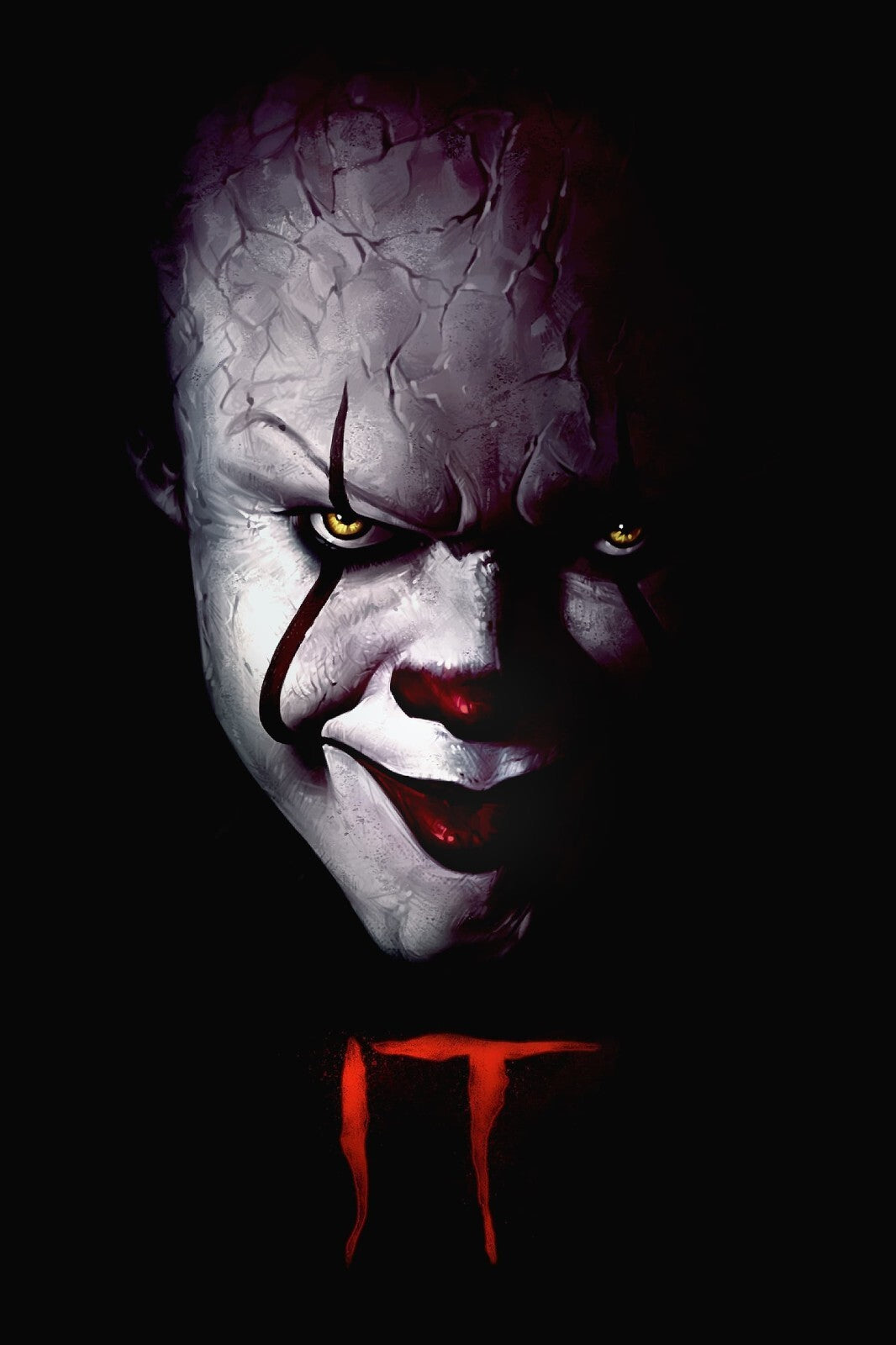 IT 2017 Movie Poster | Bill Skarsgard as Pennywise Portrait - Movies & TV Poster