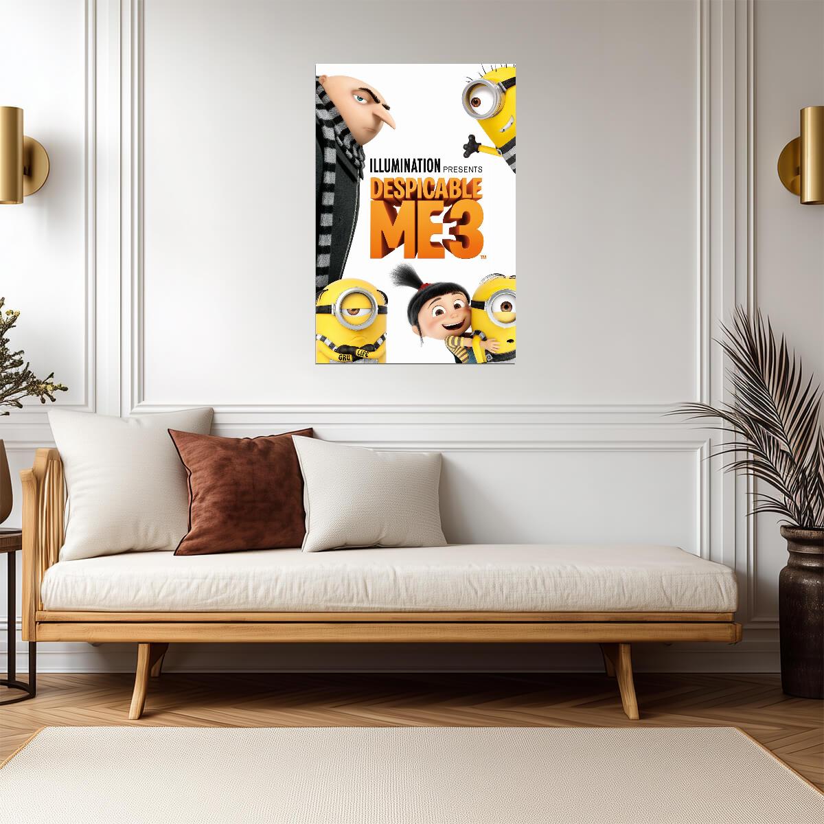 Despicable Me 3 Movie Poster | Gru and His Family Collage - Movies & TV Poster