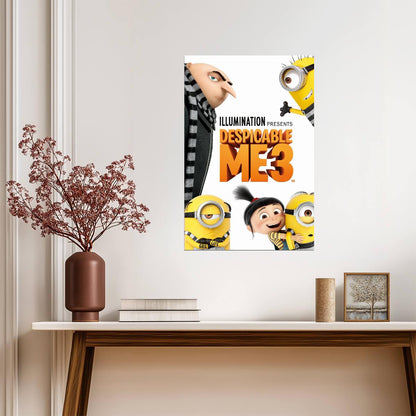 Despicable Me 3 Movie Poster | Gru and His Family Collage - Movies & TV Poster