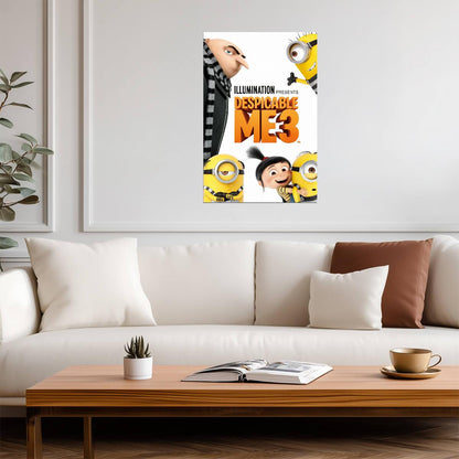 Despicable Me 3 Movie Poster | Gru and His Family Collage - Movies & TV Poster