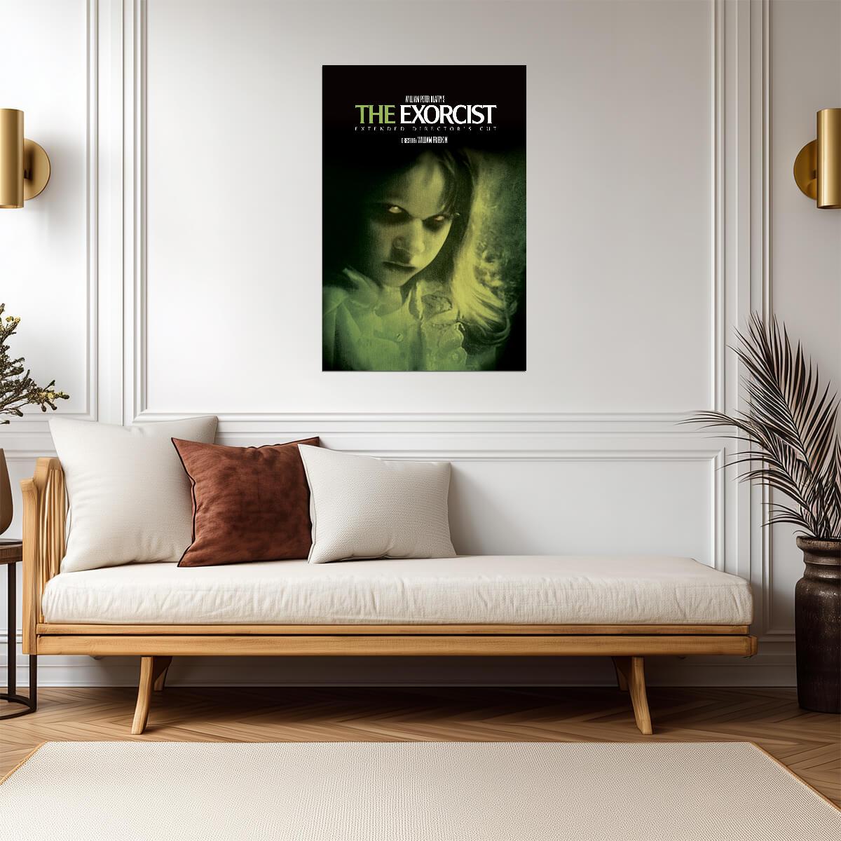 The Exorcist 1973 Movie Poster | Linda Blair as Possessed Regan - Movies & TV Poster