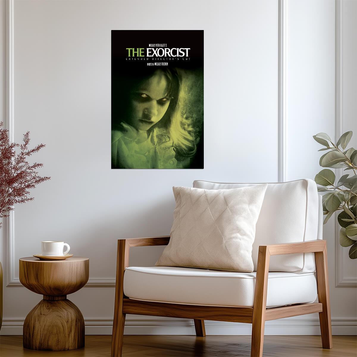 The Exorcist 1973 Movie Poster | Linda Blair as Possessed Regan - Movies & TV Poster