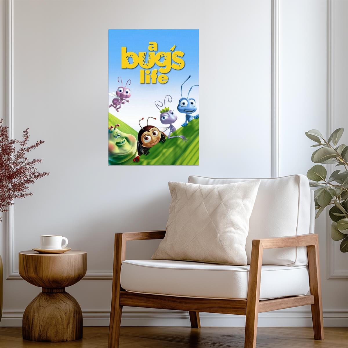 A Bug's Life Poster | Flik and Circus Bugs Movie Print - Movies & TV Poster