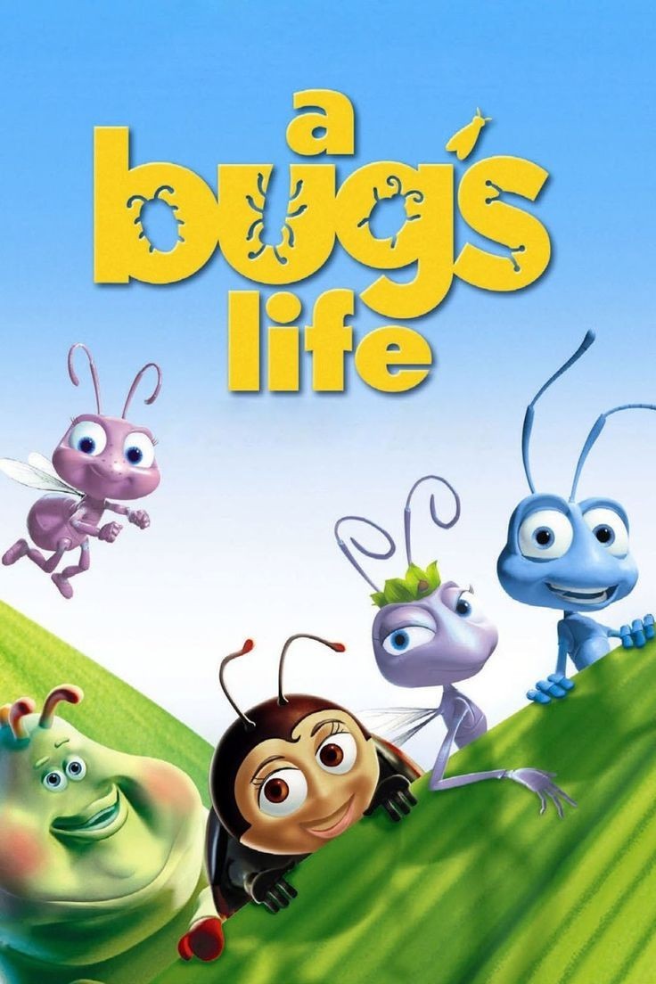 A Bug's Life Poster | Flik and Circus Bugs Movie Print - Movies & TV Poster