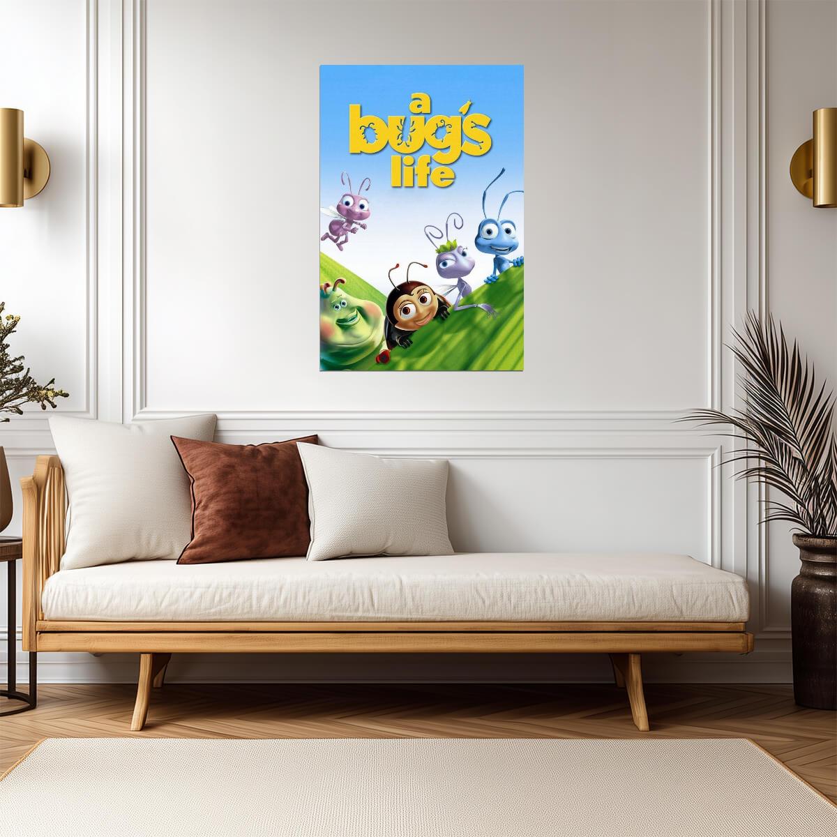 A Bug's Life Poster | Flik and Circus Bugs Movie Print - Movies & TV Poster