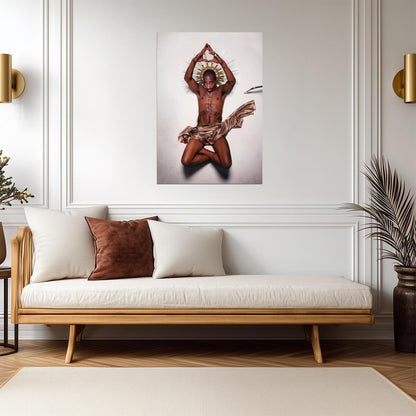 Tupac Shakur Halo Portrait Poster | Hip Hop Photo Print - Music Poster