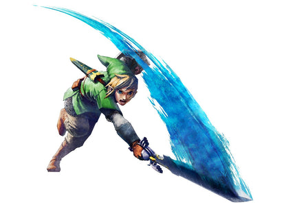 The Legend of Zelda: Skyward Sword Poster | Link with the Master Sword - Video Games Poster