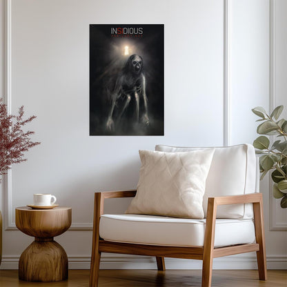 Insidious The Last Key Movie Poster | Skeletal Demon Beneath a Keyhole - Movies & TV Poster