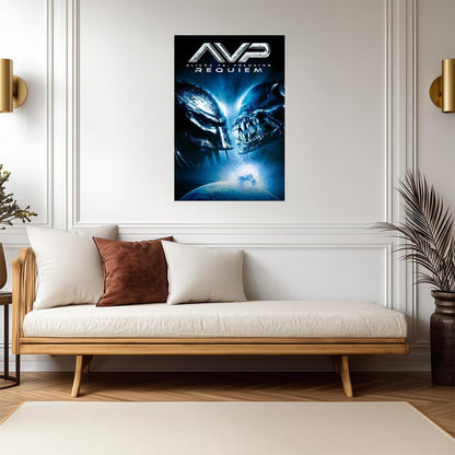 Aliens vs Predator Requiem Movie Poster | Alien and Predator Face-Off - Movies & TV Poster