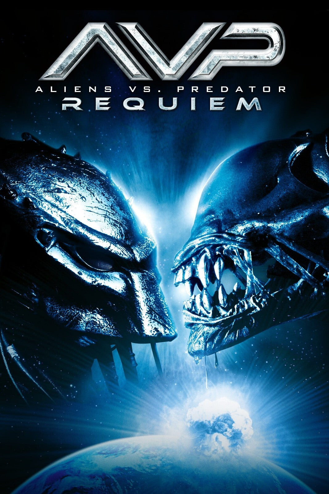 Aliens vs Predator Requiem Movie Poster | Alien and Predator Face-Off - Movies & TV Poster
