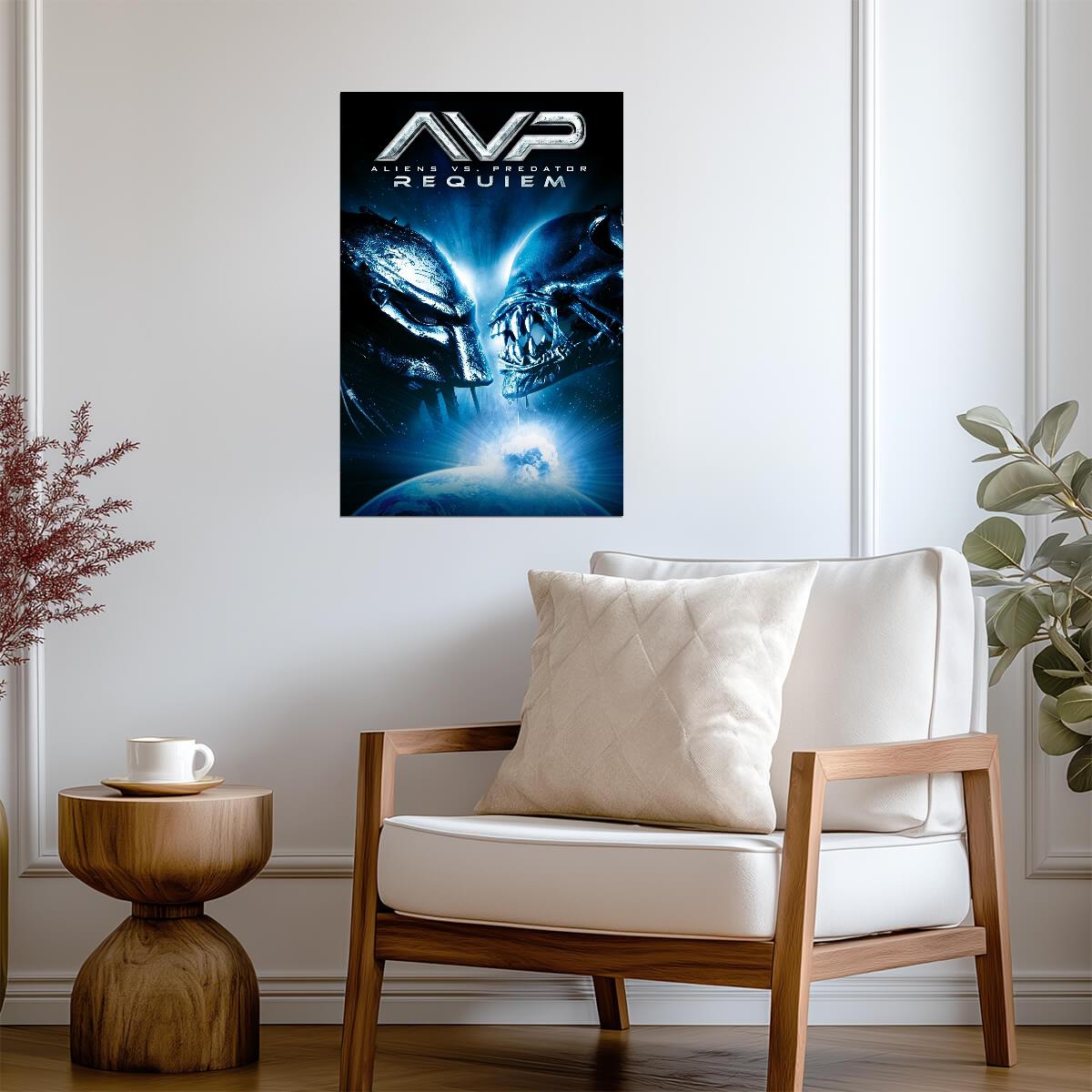 Aliens vs Predator Requiem Movie Poster | Alien and Predator Face-Off - Movies & TV Poster