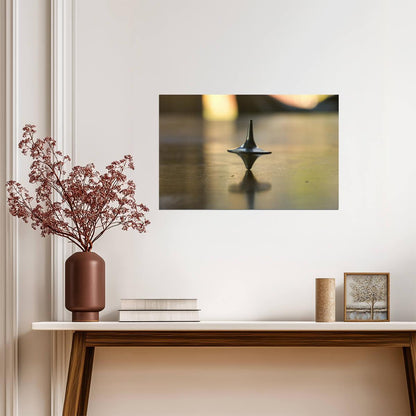 Inception Movie Poster | Spinning Top in Soft Focus - Movies & TV Poster