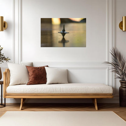 Inception Movie Poster | Spinning Top in Soft Focus - Movies & TV Poster