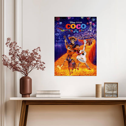 Coco 2017 Movie Poster | Marigold Bridge Adventure - Movies & TV Poster