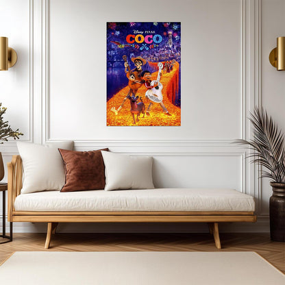 Coco 2017 Movie Poster | Marigold Bridge Adventure - Movies & TV Poster