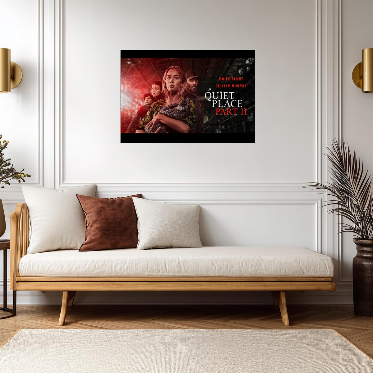 A Quiet Place Part II Poster | Emily Blunt and Cillian Murphy - Movies & TV Poster