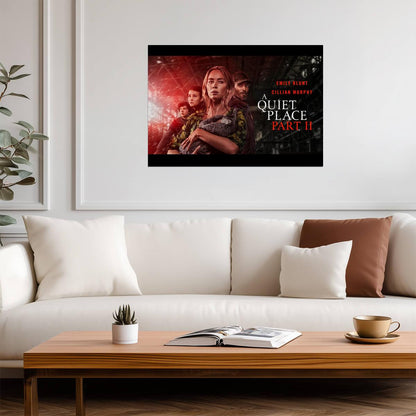 A Quiet Place Part II Poster | Emily Blunt and Cillian Murphy - Movies & TV Poster